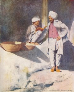 Uczony człowiek z Peshawur, 1905 autorstwa Mortimer Ludington Menpes