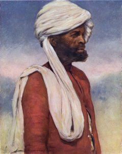 Retainer z Dharu (kolor lito) autorstwa Mortimer Ludington Menpes