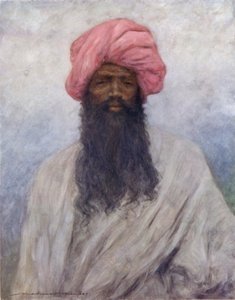 Typowy Baluch (kolor lito) autorstwa Mortimer Ludington Menpes