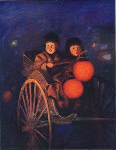 W świetle latarni, c1887, 1901 autorstwa Mortimer Ludington Menpes