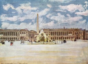 Place de la Concorde autorstwa Mortimer Ludington Menpes