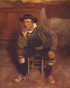 Pan domu (kolorowa litografia) autorstwa Mortimer Ludington Menpes