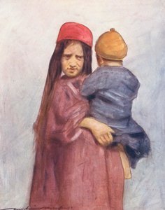 Dzieci świata: Cashmere, An Armful (kolorowa litografia)