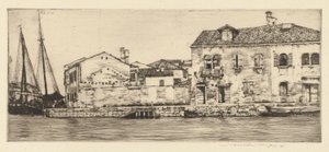 Giudecca, Wenecja autorstwa Mortimer Menpes