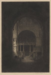 Wnętrze św. Marka autorstwa Mortimer Menpes