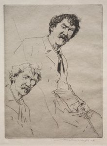 James MacNeill Whistler autorstwa Mortimer Menpes