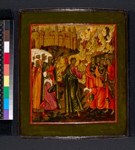 Ikona. Niezidentyfikowany temat Ewangelii, 1600-1699