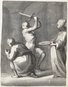 Ścięcie Jana Chrzciciela autorstwa Moses Ter Borch