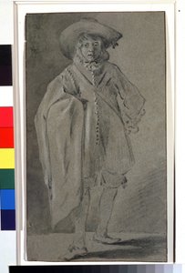 Autoportret, ok. 1660 (grisaille na papierze)