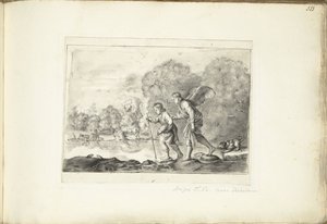 Tobiasz w Aniele autorstwa Moses Ter Borch