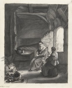 Tobit i Anna autorstwa Moses Ter Borch