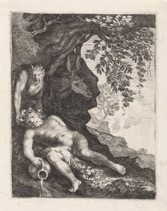 Slappende Silenus autorstwa Moyses van Wtenbrouck