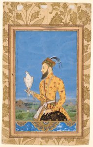 Portret księcia Azam Shah autorstwa Mughal School