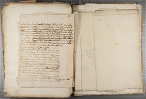 Portfolio rysunków Mutio Oddi z Urbino i innych, s.120, verso, ok. 1635-40 (pióro i atrament na papierze w oprawie) autorstwa Muzio Oddi