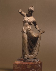 Cywilizacja mykeńska: tancerka Tanagry, III wiek p.n.e., Museo della Scala, Mediolan