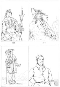 Delawares i Mohicans, 1841. autorstwa Myers and Co
