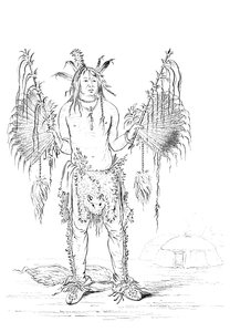 Portret rdzennego Amerykanina, 1841.