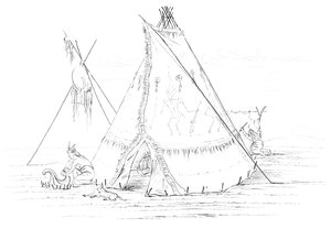 Tipi, 1841. autorstwa Myers and Co