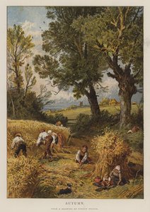 Jesień (litografia barwna)