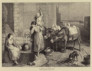 Studnia w Hastings autorstwa Myles Birket Foster