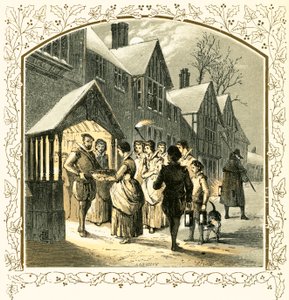 Kolęda do miski wassail autorstwa Myles Birket Foster