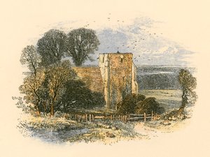 Kościół autorstwa Myles Birket Foster