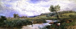 Czas zbiorów autorstwa Myles Birket Foster