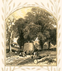 Haywain autorstwa Myles Birket Foster