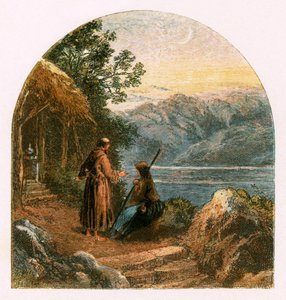 Ilustracja do „Pustelnika” autorstwa Myles Birket Foster