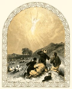 Pasterze i anioł autorstwa Myles Birket Foster