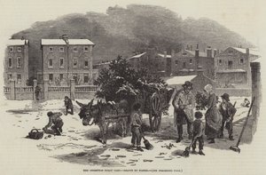 Świąteczny wózek ostrokrzewowy autorstwa Myles Birket Foster