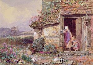 Nieznany obraz autorstwa Myles Birket Foster