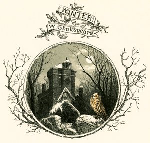 Zima według Williama Szekspira autorstwa Myles Birket Foster