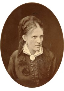 Anna Dostyevskaya, żona rosyjskiego pisarza Fiodora Dostojewskiego, koniec XIX lub początek XX wieku autorstwa N.A. Lorenkovich