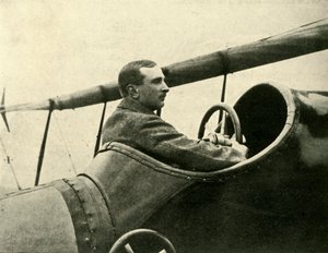 Porucznik lotu C.H. Collet, R.N., D.S.O., c1914, c1920. autorstwa N. Birkett