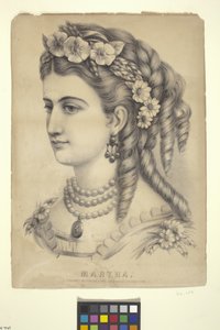 Martha (litografia) polonês