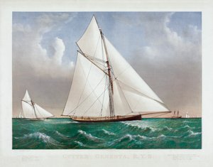 The Cutter Genesta autorstwa Currier & Ives autorstwa Currier and Ives