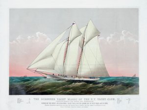The Schooner Magic of the New York Yacht Club autorstwa Currier & Ives autorstwa Currier and Ives