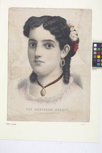 The Southern Beauty (litografia ręcznie kolorowana)