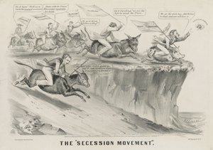 „Ruch secesji” autorstwa Currier and Ives