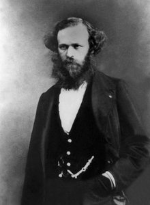 Arsene Houssaye (1815-1896) francuski pisarz, fot. Gaspard Felix Tournachon powiedział, że Felix Nadar (1820-1910) autorstwa Nadar