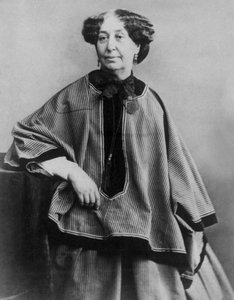 Francuska pisarka George Sand (1804-1876), fot. Nadar 1864 autorstwa Nadar