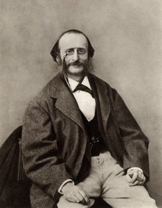 Jacques Offenbach (1819-1880) (zdjęcie czarno-białe) autorstwa Nadar