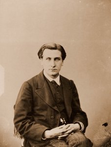 Portret Francois Coppee, poeta 1842-1908 (zdjęcie) autorstwa Nadar