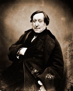 Portret Gioachino Rossiniego, kompozytor 1792-1868 (foto) autorstwa Nadar