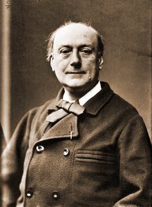 Portret Teodora de Banville, poeta 1823-1891 (zdjęcie) autorstwa Nadar