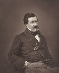 Champfleury urodzony Jules François Felix Fleury-Husson, francuski krytyk i powieściopisarz, 1821-1889, c.1855 autorstwa Nadar