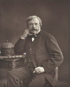 Edmond de Goncourt Francuski pisarz i krytyk, 1822-1896, c. 185376. autorstwa Nadar