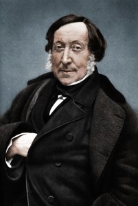 Gioachino Rossini 1792-1868, włoski kompozytor autorstwa Nadar