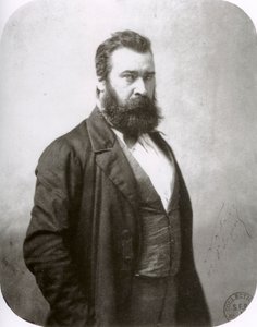 Jean-François Millet, francuski malarz, ok. 1860 autorstwa Nadar